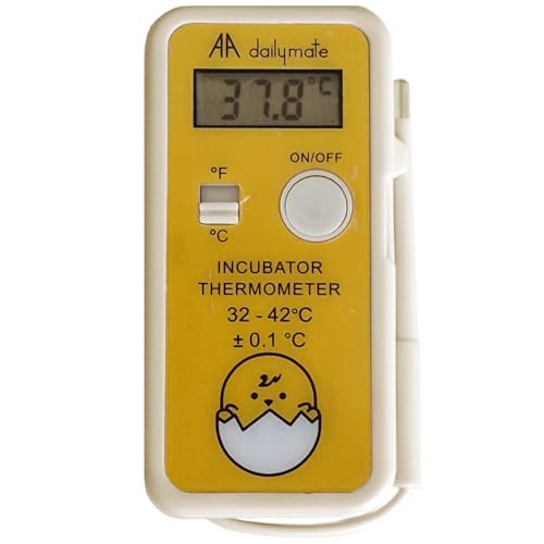 Digitales Brutthermometer 'dailymate' – Brutthermometer für Hühner & Geflügel | Präzise Temperaturkontrolle für Brutmaschine, Inkubator, Brutautomat & Motorbrüter