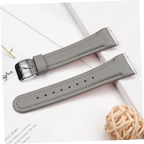 Correa de cuero para reloj inteligente compatible con pulsera inteligente NUOBESTY 3