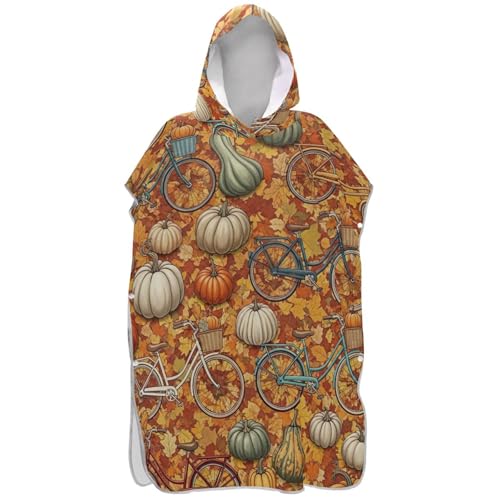 Serviette à capuche poncho de surf adulte peignoir à langer de plage homme - 2