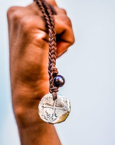 925 Sterling Silver Necklace Pendant Authentic Leather Cord, Premium Pearl, Adjustable Materials, Handmade Silver Jewelry, Designed Necklace for Men & Women Necklace, Jewelry Gifts3