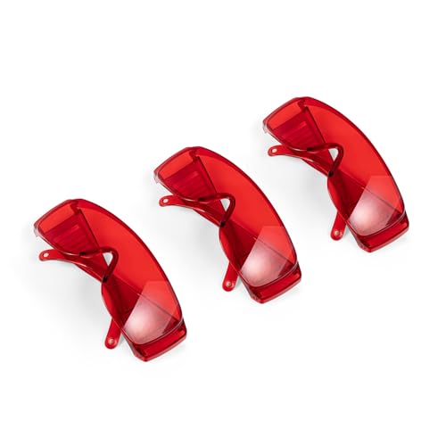 FUREIN SMILE 2 gafas de seguridad de laboratorio para blanqueamiento de dientes, gafas de seguridad antivaho, gafas de seguridad con protección LED, para disparo, trabajo de laboratorio