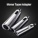 ATOPLEE 3pcs Morse Taper Drill Sleeve Reducing Adapter for Lathe Milling,MT2 to MT1,MT3 to MT2,MT4 to MT3