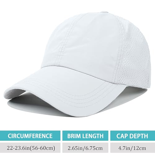 Epsoco STW-DSEHGS33GE-WHITE Criss Cross Ponytail Baseball Cap thumb #2