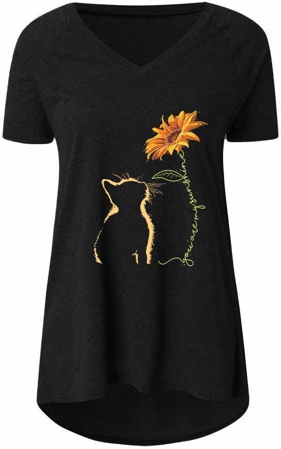 Womens Long Tunics or Tops to Wear with Leggings Short/Long Sleeve Blouses Shirts