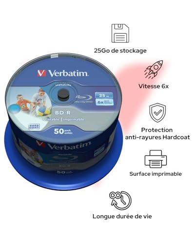 Verbatim BD R SL 25 Go 50 unités - vue 10