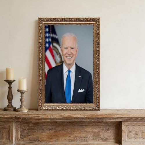 Impression sur toile de Joseph Biden grand format 50x75 cm pour décoration murale