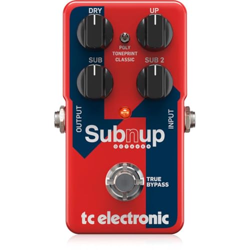 TC Electronic SUB 'N' UP OCTAVER Pedal de octava polifónica de próxima generación con octava...