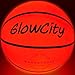 GlowCity LED Light-Up Basketball â€“ Size 5, 27.5 inch, Ideal for Youth & Pre-Teen Night Games â€“ Impact Activated Glow-in-The-Dark Fun, Nylon Wound Durability, Batteries Included