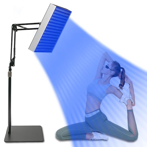 Bräunungslicht Solarium Portable Tanning Lamp für Home Gesichtsbräunung Tageslicht für Gesicht und Körper für zu Hause with Adjustable Stand and Hanging Hooks (J)