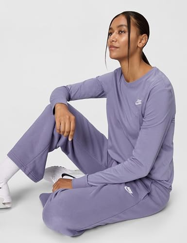 Nike Women's Sportswear Club Fleece Mid-Rise Wide-Leg Sweatpants - Image 5