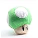 QIERK Super Mario Bros. Peluche Hongo Verde 23 cm, muñeco de Peluche...