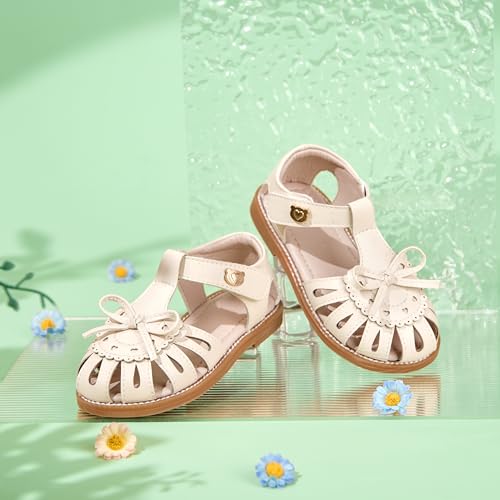 Image of GINFIVE Toddler Girls Sandals Girls Toddler Sandals Little Girls Kids Shoes