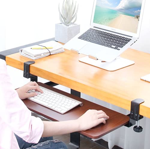 Kleine toetsenbordlade onder bureau uittrekbaar, ergonomische toetsenbordlade, toetsenbordlade onder bureau… - Image 5