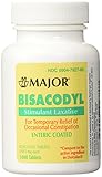 Bisacodyl 5MG Generic for Dulcolax Laxative Coated Tablets Bottle of 1000 ea PACK of 2 Total 2000 Tablets (2)