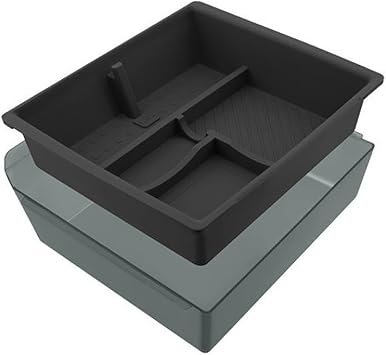 Fit for Tesla Model 3 Highland 2024 2025,Car Console Organizer,Customized Center Console Organizer Recycled PlasticBlack