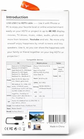 Coverzone Type-C to HDMI Kablo 2 Metre 4K Ultra HD Görüntü Aktarım Kablosu – Type C HDMI TV Bağlantı Kablosu – Telefon Tablet Laptop Ekran Yansıtma Adaptörü – HDTV Monitör Projeksiyon | AS4K2 - Görsel 4