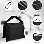 ABCCANOPY Photography Sandbag for Video Stand, Heavy Duty Weight Bags for Light Tripod, Camping Chair, 4 Packs (Black) - Image 3