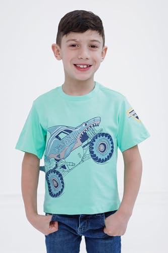 monster jam t-shirt toddler to little kid grave digger el toro loco megalodon