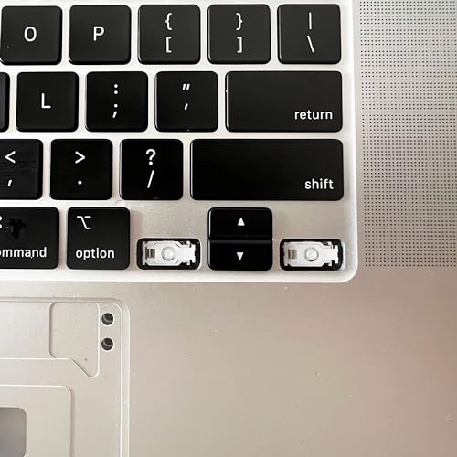 CTBDZ Touche de flèche Keycap Haut, Bas, Gauche, Droite avec Charnières de Remplacement pour Mac Book Pro A2141 A2251 A2289 A2179 A2337 A2338 A2442 A2485 A2681 (M1 M2) (Gauche) – vue 5