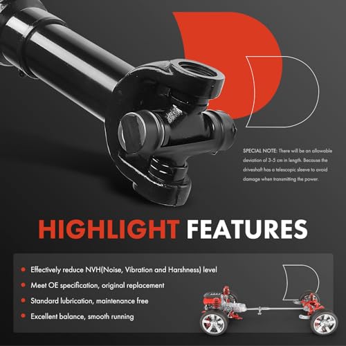 Eje delantero para Dodge Ram 1500 1994-1998 transmision premium 4