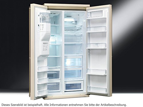 Smeg SBS8003PO Side by Side Kühl-Gefrier-Kombination Creme – Bild 2