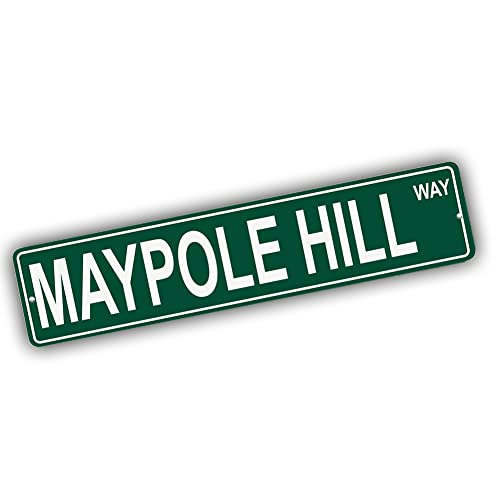 Brotherhood Aluminum Street Sign for Maypole Hill - Alaska Man Cave Decor