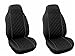 Price comparison product image New Front Seat Covers 2 piece GREY PIPING