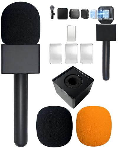 �C���^�r���[�}�C�N�p�n���h�w���h�A�_�v�^�[�ADJI/Rode/Hollyland Lark Lavalier�p���C�����X�}�C�N�z���_�[�A���j�o�[�T�����C�}�C�N�X�^���h�A�t�H�[���t�����g�K���X&�t���b�O�X�e�[�V�����t���A�C���^�r���[�A�|�b�h�L���X�g�ȂǗp�B