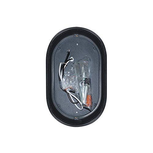 Euri Lighting Eol-Wl13Bk-2050E Aluminum Housing, Bulkhead Outdoor Integrated Led Wall Light, Wet Rated, 6.2 Watts, 434 Lumens, 5000K Cool White, Energy Star, 2 Year, 50K Hour Warranty #TOP4