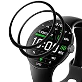 2 Stück für Panzerglas für Google Pixel Watch 3 45mm Schutzfolie, 9H Dauerhaft Bruchsicher Ultrawiderstandsfähig Schutzglas Folie, Hohe Empfindlichkeit, HD Blasenfreie Anti-Fingerabdruck Bildschirmschutzfolie