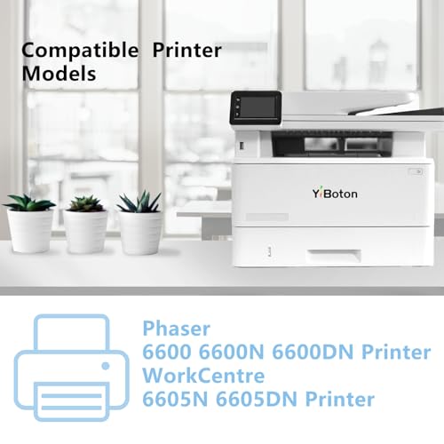 Image of High Yield Phaser 6600 WorkCentre 6605 Toner Cartridge Compatible for Xerox Phaser 6600 6600N 6600DN WorkCentre 6605 6605N 6605DN Printer.106R02228 106R02227 106R02226 106R02225