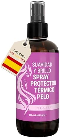 Neatly® Spray Protector Térmico Pelo - Anti Frizz - Antiencrespamiento sin Aclarado - Cabello Sedoso, Brillante e Hidratado - Protector de calor hasta...