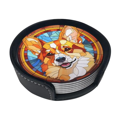 Corgi Dog Coaster Set of 6
