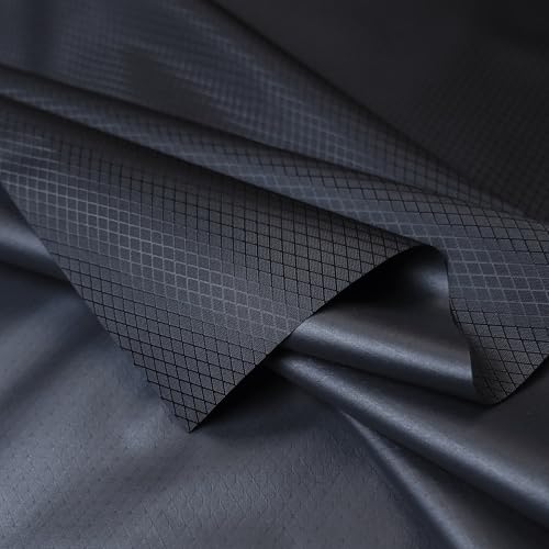 emma kites Black Ripstop Nylon PU3000 Waterproof 1.9 oz 70D