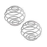 PZRT 2pcs 304 Stainless Steel Shaker Balls Whisk Balls Milkshake Protein Shaker Ball Wire Mixer...