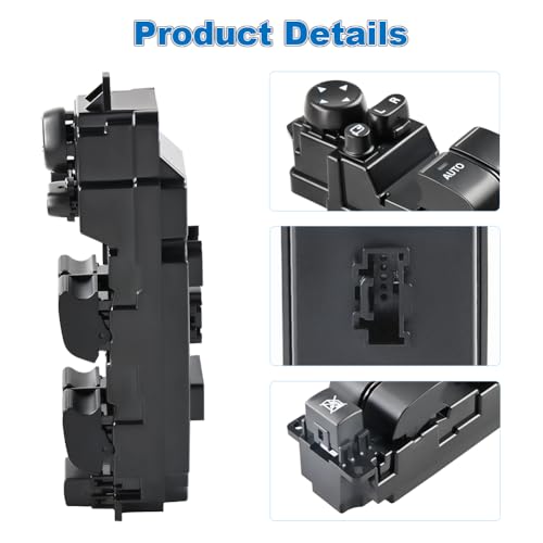 WMPHE Automatic Power Master Window Switch Compatible with Mazda 2 L4 1.5L 2011 2012 2013 2014, Driver Left Side Window Switch 11+14 Pins, Replacement for DF73-66-350B, DF7366350B by WMPHE - Image 4