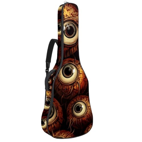 Housse pour guitare de haute qualité en tissu Oxford avec motifs artistiques d'Halloween