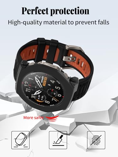 Funda para Amazfit T-Rex Ultra 2 antichoque con protector de policarbonato rígido 4