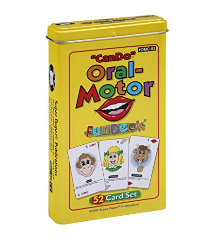 Super Duper Publications Can Do Oral-Motor Fun Deck Flash Cards Educational Learning Resource for Children