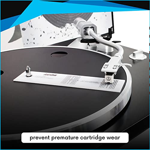 Turntable Cartridge Stylus Alignment Protractor Set Phono Cartridge
