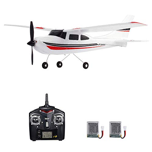 GoolRC WLtoys F949S RC Airplane, 2.4Ghz 3CH RC Plane with Gyroscope, EPP Remote Control Airplane, Easy to Fly RC Aircraft with 2 Batteries for Beginners Kids and Adults GoolRC WLtoys F949S RC Airplane, 2.4Ghz 3CH RC Plane with Gyroscope, EPP Remote Control Airplane, Easy to Fly RC Aircraft with 2 Batteries for Beginners Kids and Adults