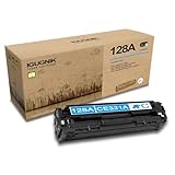 1-Pack 128A CE321A High Yield Cyan Toner Cartridge(Whit chip), Replacement for HP 128A CE321A for Color Laserjet CP1525n,CP1525nw (CE875A),CM1415fn MFP,CM1415fnw MFP (CE862A) Printer