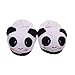 Novelty lovable Panda Household Winter Warm Soft Plush Antiskid Indoor Home Slippers