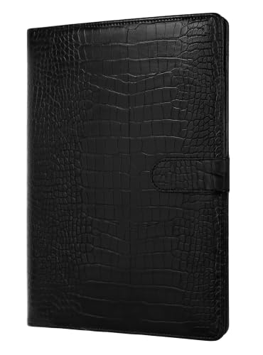 Image of Clipboard Folder Padfolio, Mymazn Writing Portfolio Faux Leather Clipboards with Cover for Legal Pad Holder Letter Size A4 8.5 x 12 for Business Conference Notepad Clip Boards