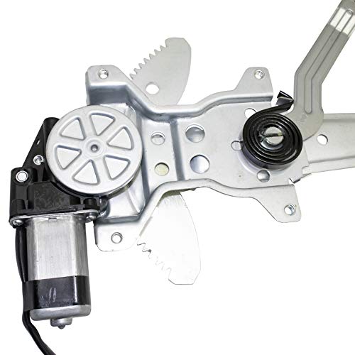 Image of TRQ Front Driver Side Power Window Motor and Regulator Assembly Power Compatible with 1995-2004 Toyota Tacoma