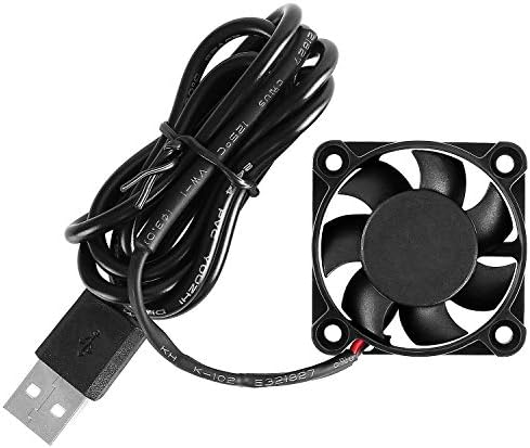 Kyrio DC USB Brushless Cooling Fan 5V 4010 3D Printer Fan 40mm x 40mm x 10mm Dual Ball Bearing Mini Fan for Computer Case Small Appliances Series Repair Replacement 2 Pack