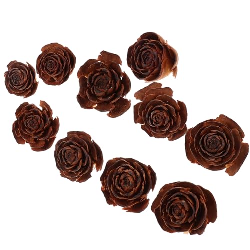 Flores naturales secas para manualidades 10 piezas miniatura 1
