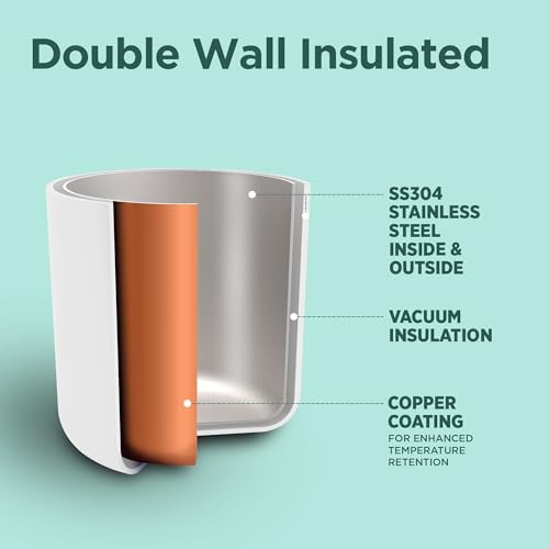 Image of Milton Insulated Spout Sipper Thermosteel Vacuum Insulated Water Bottle with Spout Lid and Straw, 300 ml, Easy Grip, Leak Proof, Hot & Cold, Bottle for Kids, School, Travel, ISI Certified, White