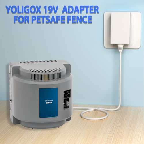 YOLIGOX 19V AC Adapter Compatible with PetSafe WirelessFence Power Cord Compatible PetSafe IF-100 PIF-300 300-034 RFA-443 IF-101 /SPS-06C19-1W 650-231 650-297 PIF00-15001 PIF00-13663 RFA-554 RFA-584 by YOLIGOX - Image 2