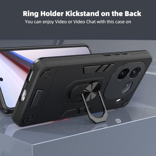 Image of NDCOM for iQOO 12 Back Cover Premium | Sleek iQOO 12 Back Cover | Stylish iQOO 12 Case | Protective Case for iQOO 12 | Ring Holder Case
